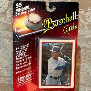 Baseball Cards: 55 original, out-of-print, collectible cards